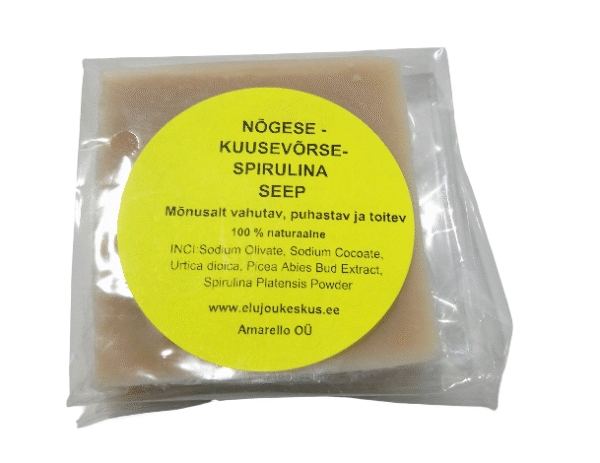 Nõgese-Kuusevõrse-Spirulina seep