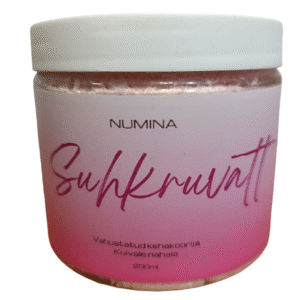 Vahustatud kehakoorija "Suhkruvatt", kuivale nahale