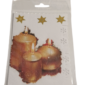 Ivi Rüütalu jõulukaart "Küünlad"