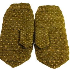 Jaaguaru talu kootud seest karvased käpikud (rohekad)