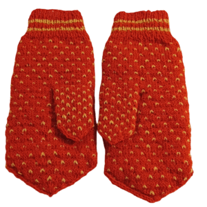 Jaaguaru kootud seest karvased käpikud (punased)